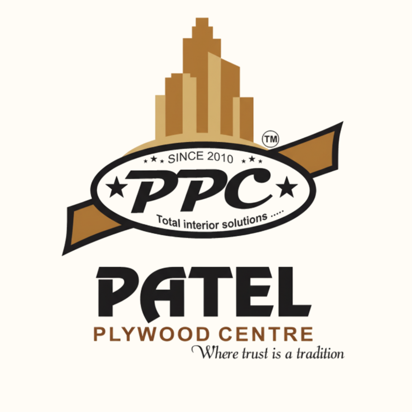 patel plywood logo